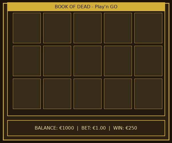 Book of Dead Spielautomat Gameplay
